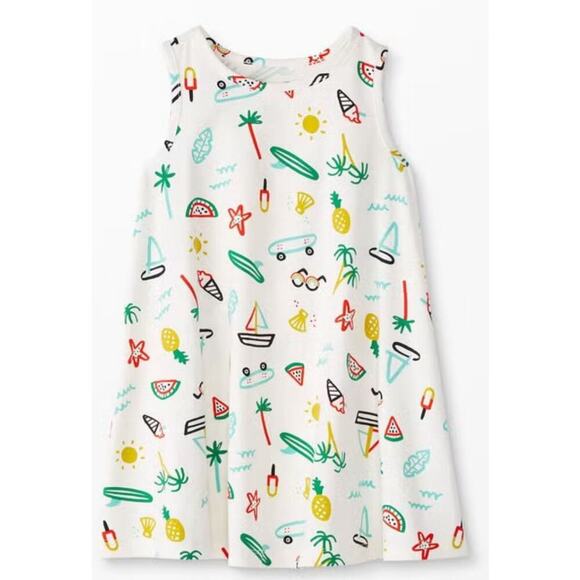 Hanna Andersson Girls Sleeveless Pocket Tank Dress Size 10 - Picture 1 of 7